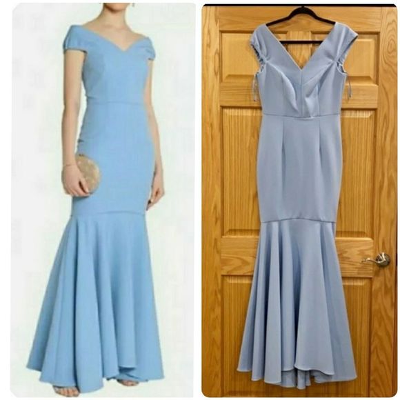 Milly Stretch Crepe Layla Gown.